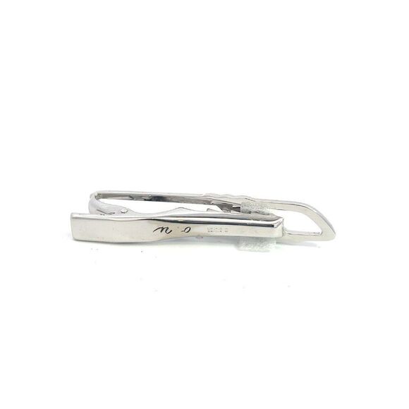 Mikimoto Estate Akoya Pearl Mens Tie Clip Silver 7.15 mm M396 - Picture 3 of 7